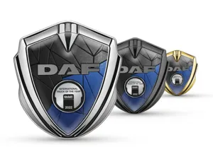 Daf Emblema Metallico Badge Stile Lussuoso Lega Metallica